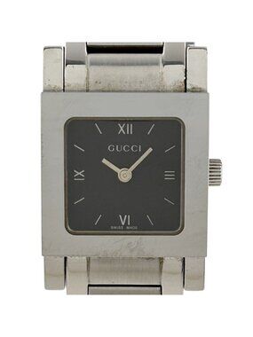 Gucci Breath Watch Square SS Quartz Black